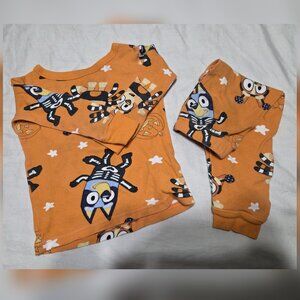 Toddler 2T Bluey Halloween Pajamas